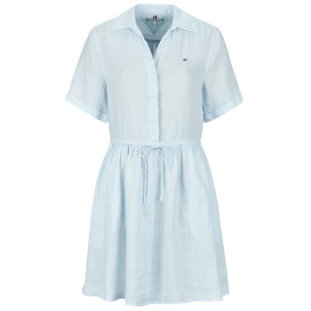 ESS LINEN SHORT SS DRESS