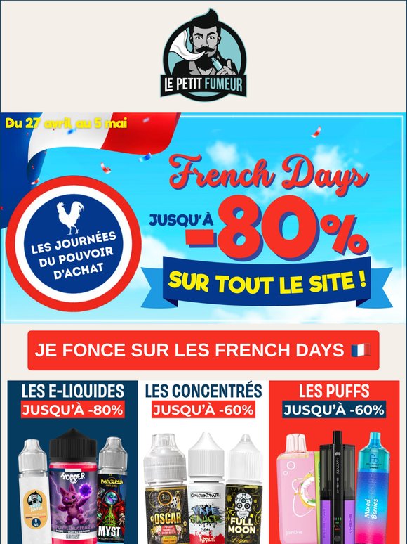 French Days final : jusqu'à -80% sur tout 🤩