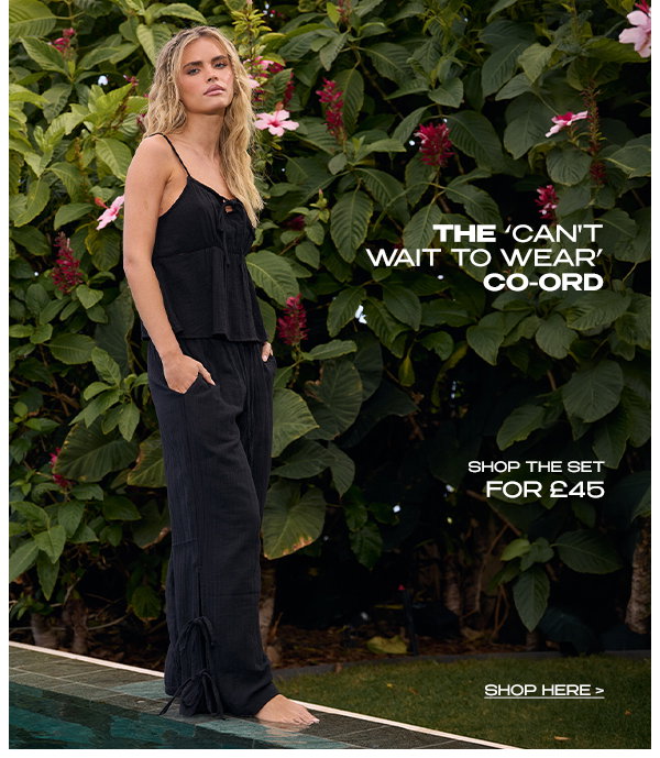Black Tie Cotton Cheesecloth Wide Leg Trousers
