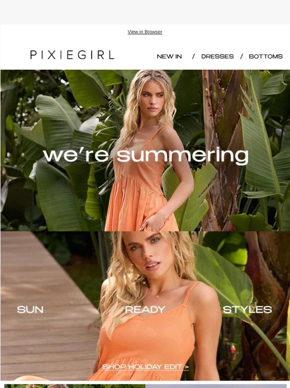 We're Summering...