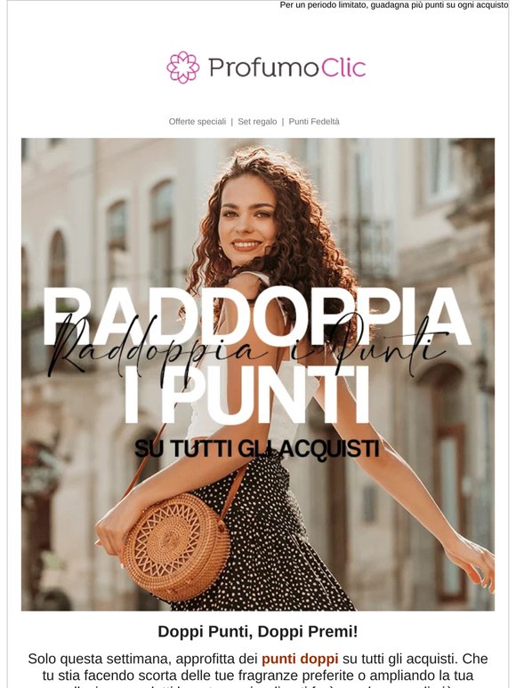 Ottieni Punti Doppi su ogni Ordine