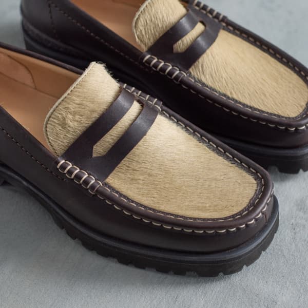 Image of the Yukoner Penny in Brown Combination Leather