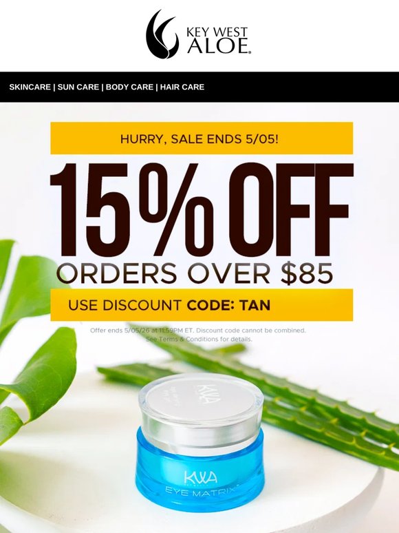 Don't Miss Out: 15% Off Ends Tonight!