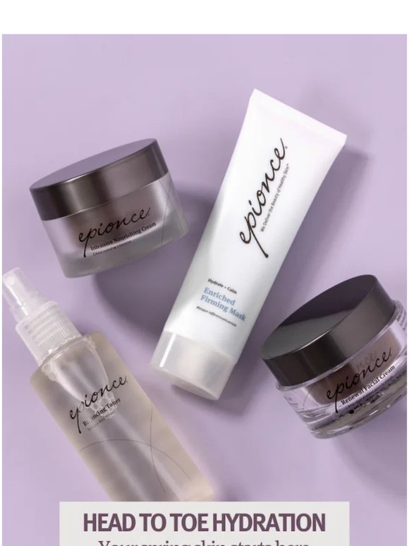 Our Head to Toe Hydration Sale is Happening!