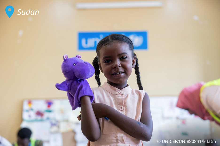 Meet Rabab, 5, Sudan