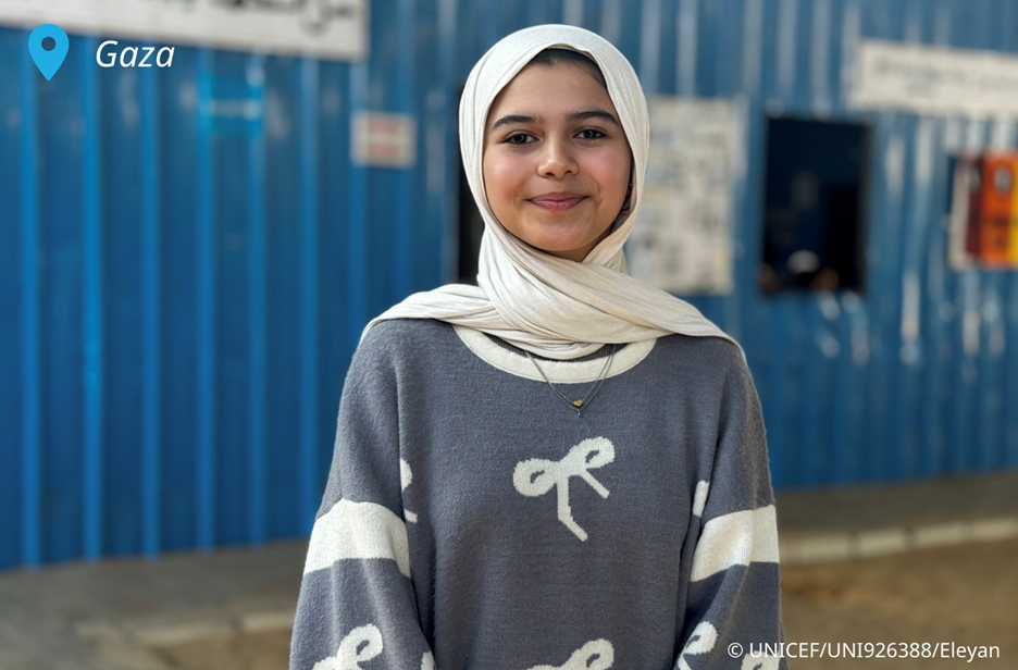 Meet Masa, 13, Gaza