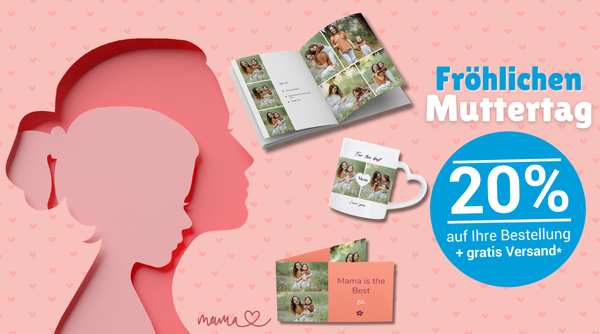 20% auf Ihre Bestellung ab 10.- + gratis Versand ab 30.-*