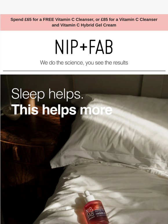 Sleep helps. Peptides do more.