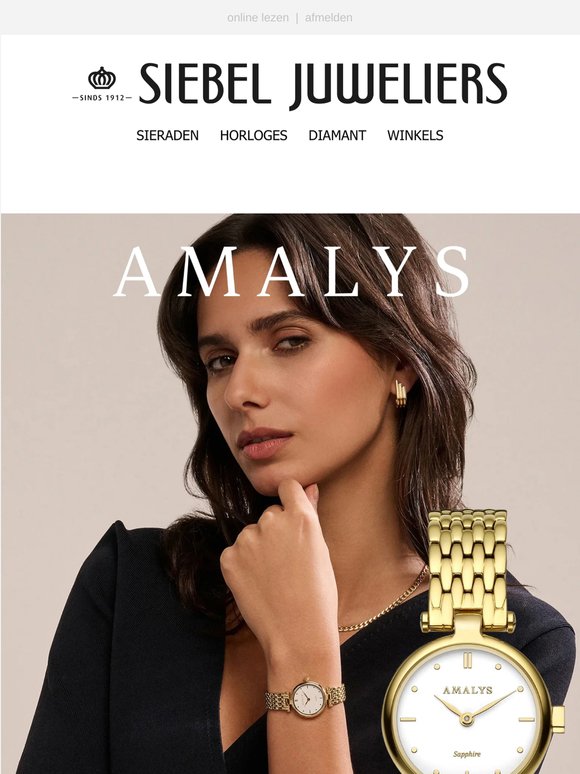 NEW! Amalys | Horloge voor haar, voor jou, voor elke vrouw.