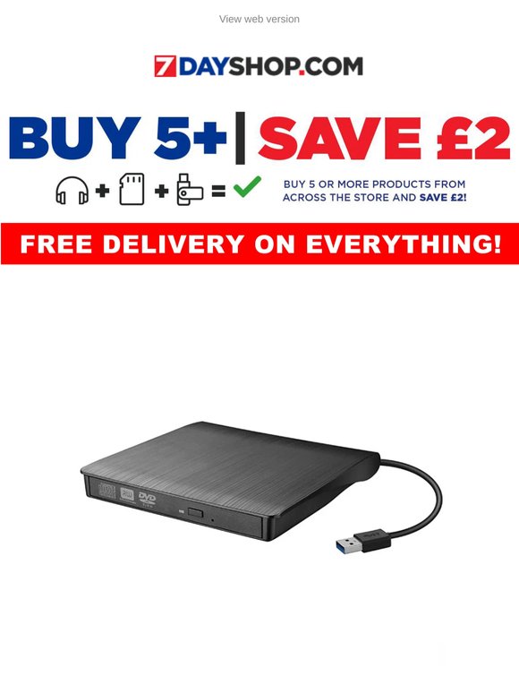 Ultra Slim External DVD-RW Drive