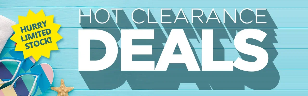 Hurry, Limited Stock Clearance Deals