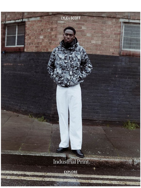 Industrial Print Anorak