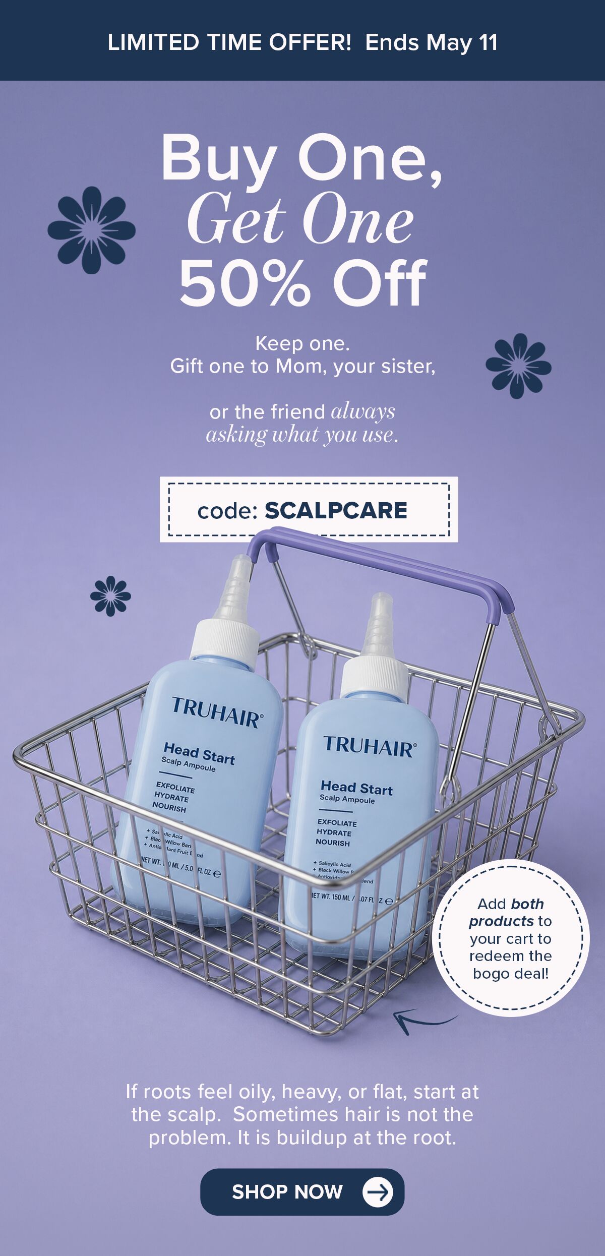 Buy One, Get One 50% Off