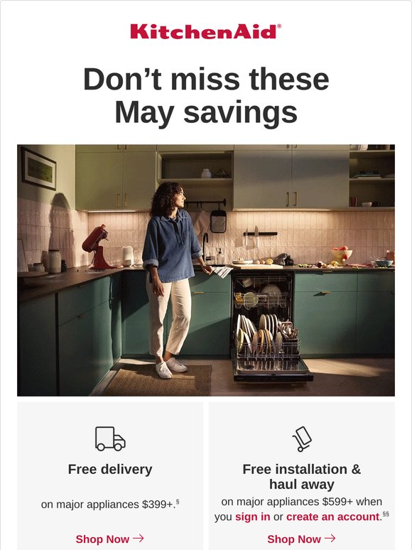 Final chance at May appliance savings