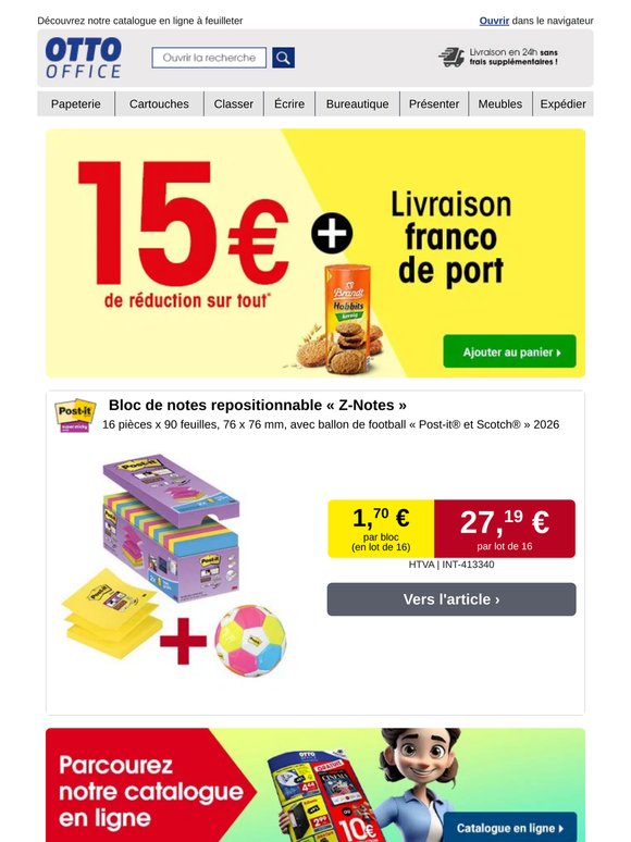 Aujourd'hui : 15 euros de réduction✔️biscuits✔️ livraison franco de port✔️