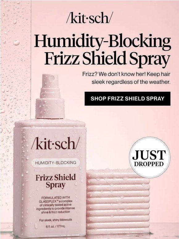 NEW Humidity-Blocking Frizz Shield Spray 💦