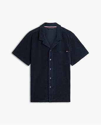 Essential Terry Jacquard Short Sleeve Shirt