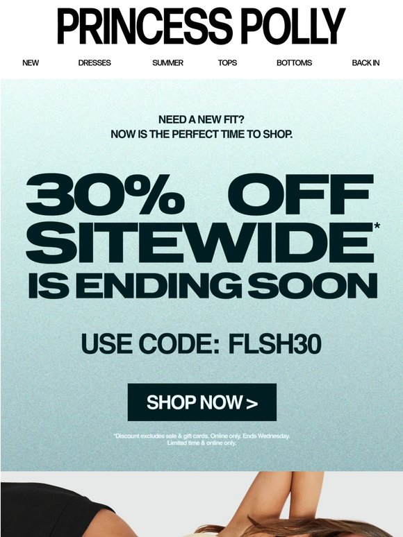 Quick, get the outfit for 30% off!