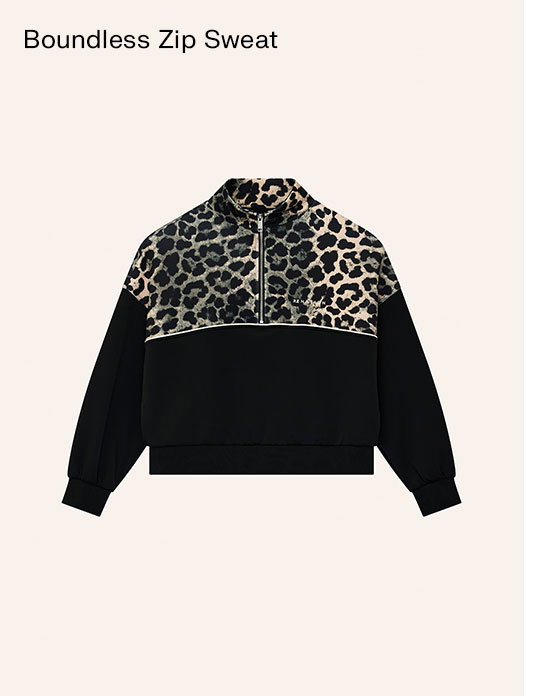 boundless zip sweat