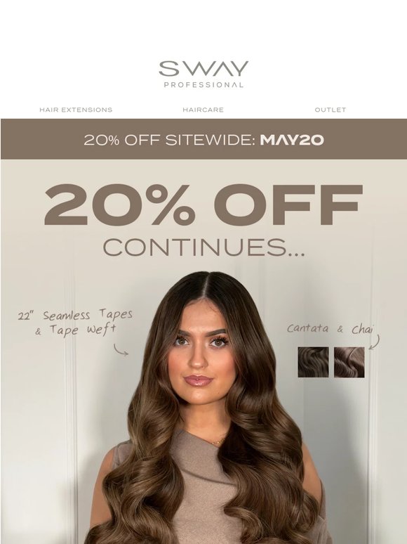 20% Off Still LIVE 🔔