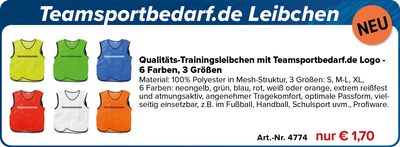 NEU! Teamsportbedarf.de Leibchen