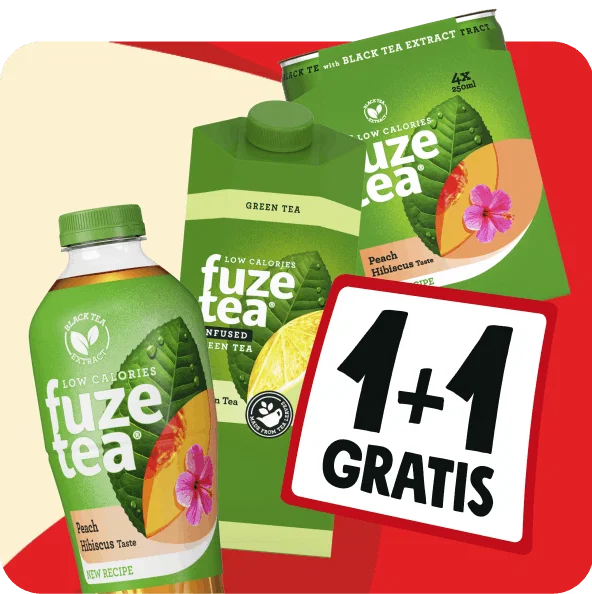 Alle Fuze Tea 1+1 gratis