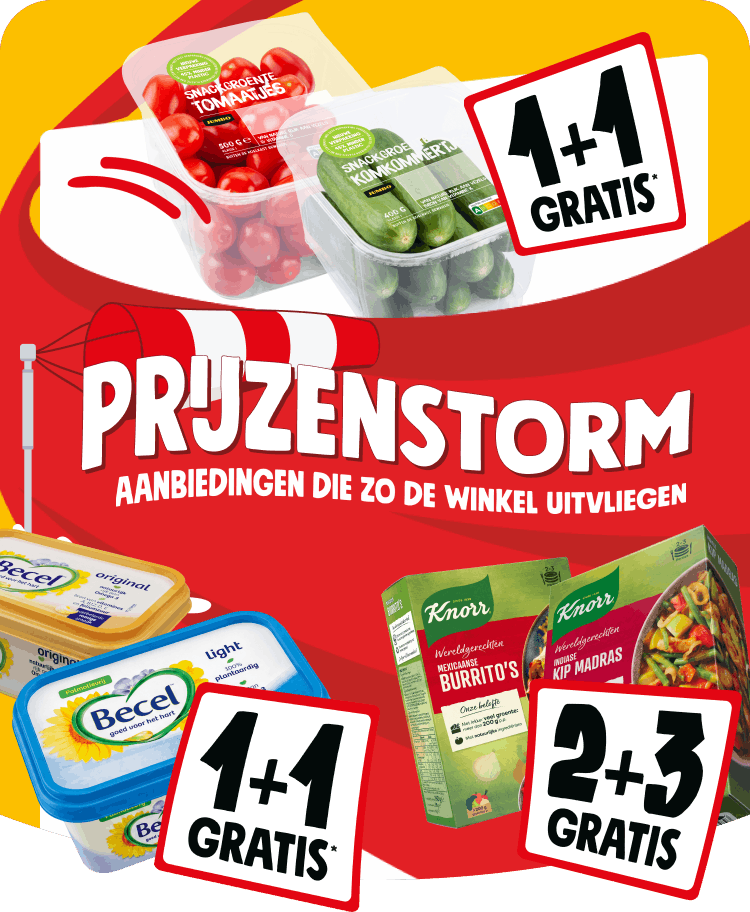 Prijzenstorm aanbiedingen die zo de winkel uitvliegen