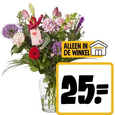 PLUK bloemist boeket 25 euro