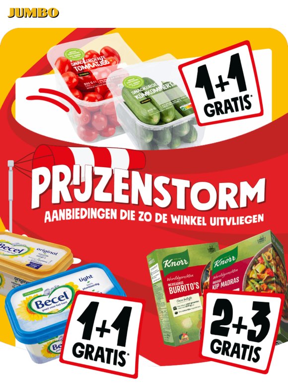 Het is weer prijzenstorm bij Jumbo!