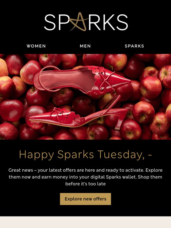 Your new Sparks offers are here, —