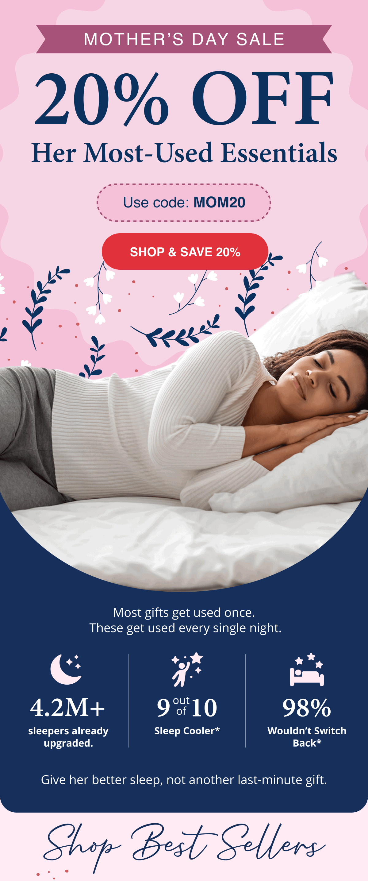 Mother's Day Sale - 20% OFF her most-used essentials