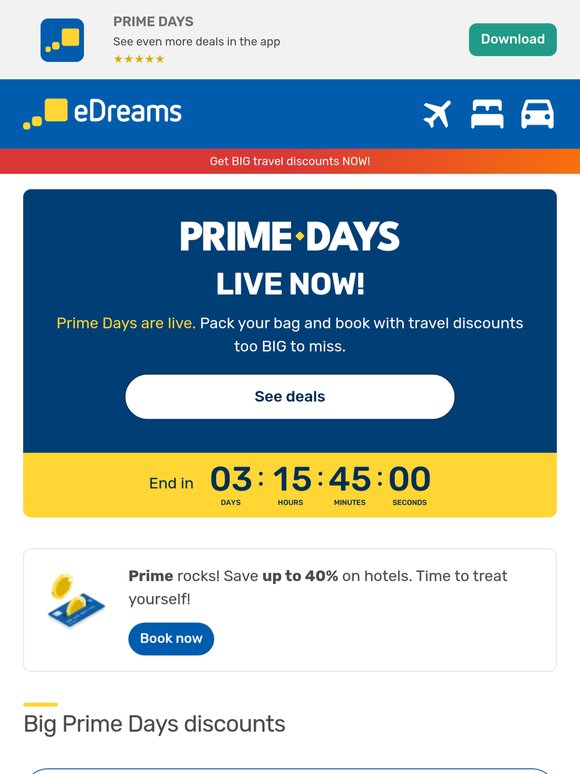 💥 Prime Days are here - your offers are waiting