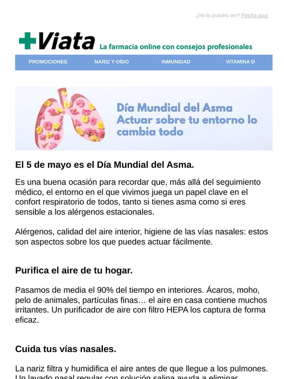 Día Mundial del Asma: mejorar tu entorno lo cambia todo