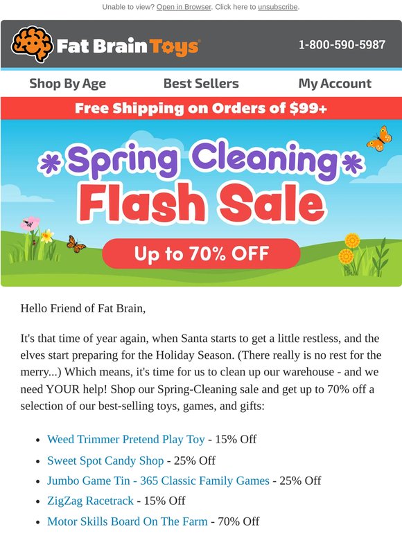 Up to 70% Off, One Week Only!