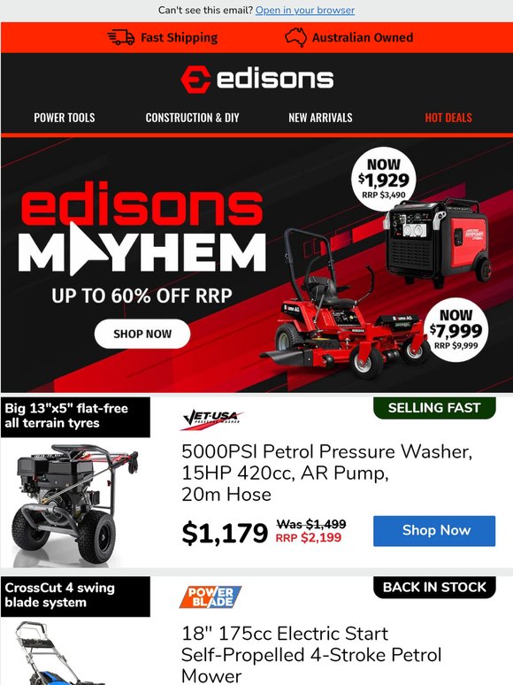 🔥 Mayhem Deals Are Here 💥