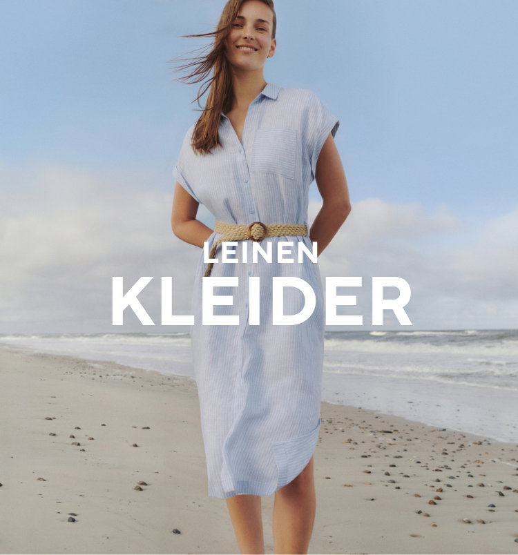 Leinen Kleider - Details per Klick