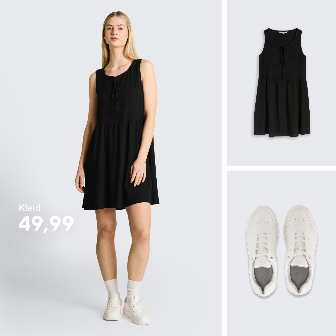 Leinenkleid - Details per Klick