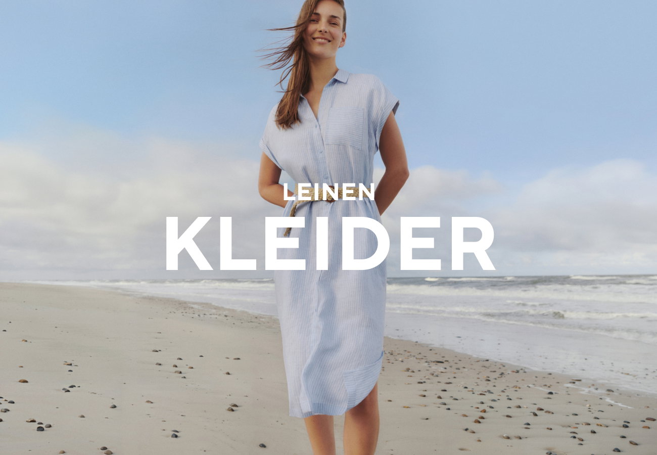 Leinen Kleider - Details per Klick