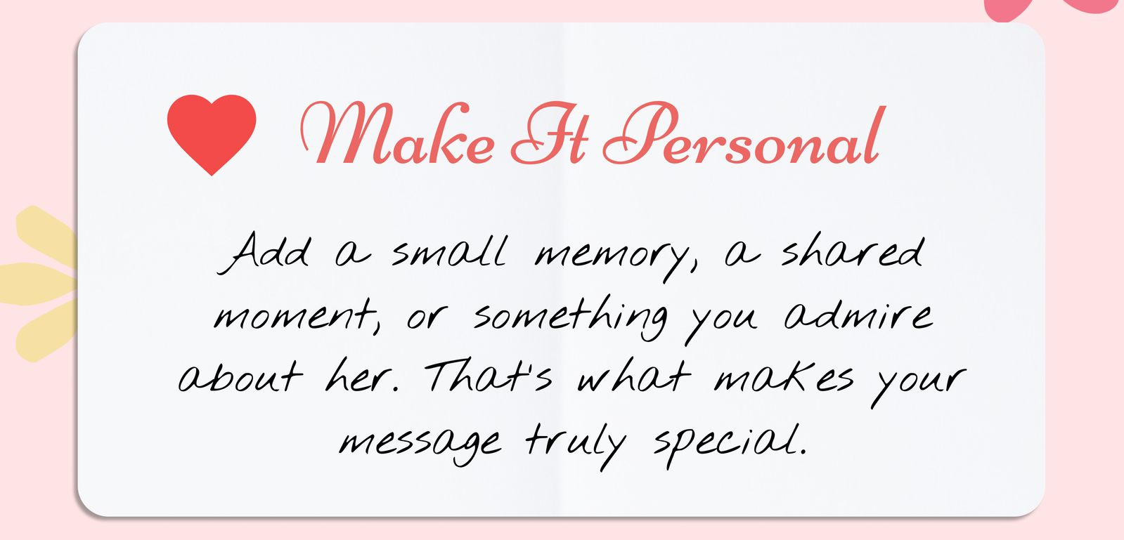 Make It Personal
