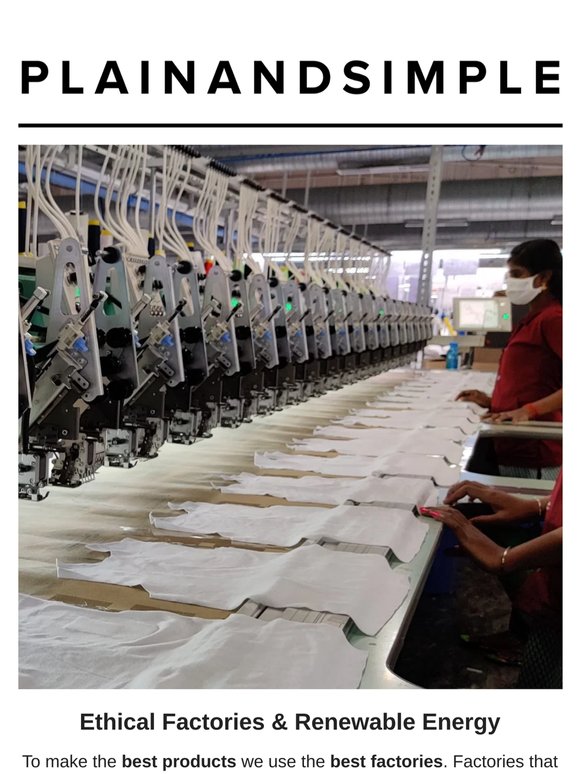 Ethical Factories & Renewable Energy
