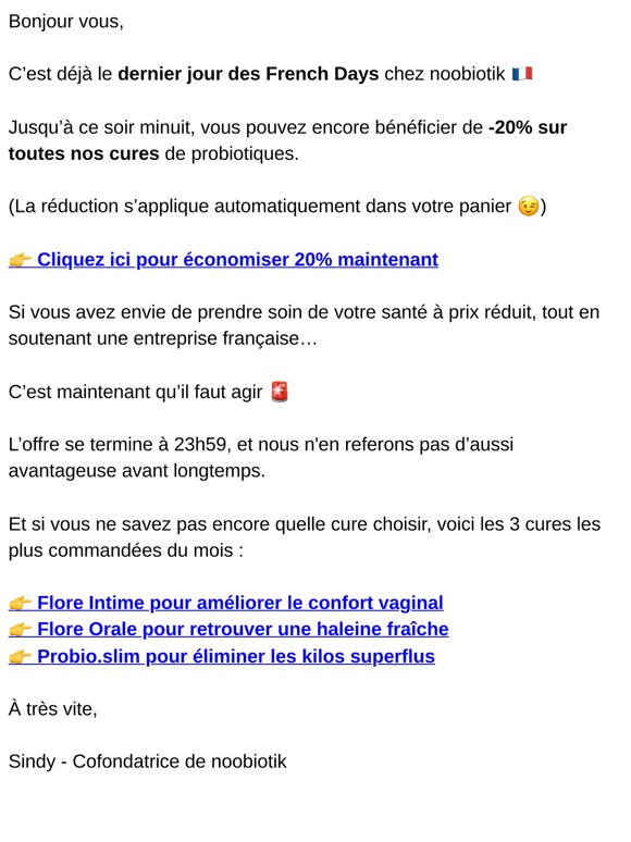 [French Days] Dernier jour 🇫🇷