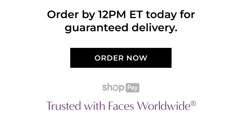 Order by 12PM ET today for guaranteed delivery. ORDER NOW
