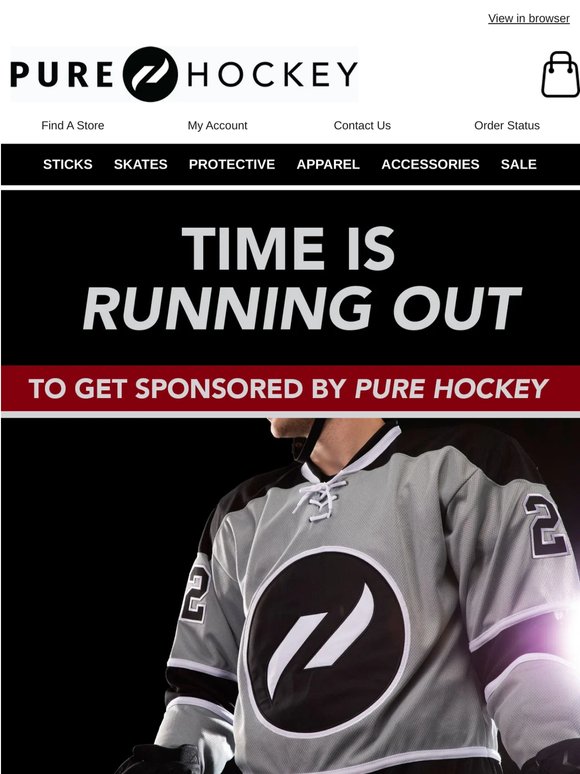 The Clock Is Ticking ⏰ Pure Hockey Team Sponsorships Are Filling Up Fast!