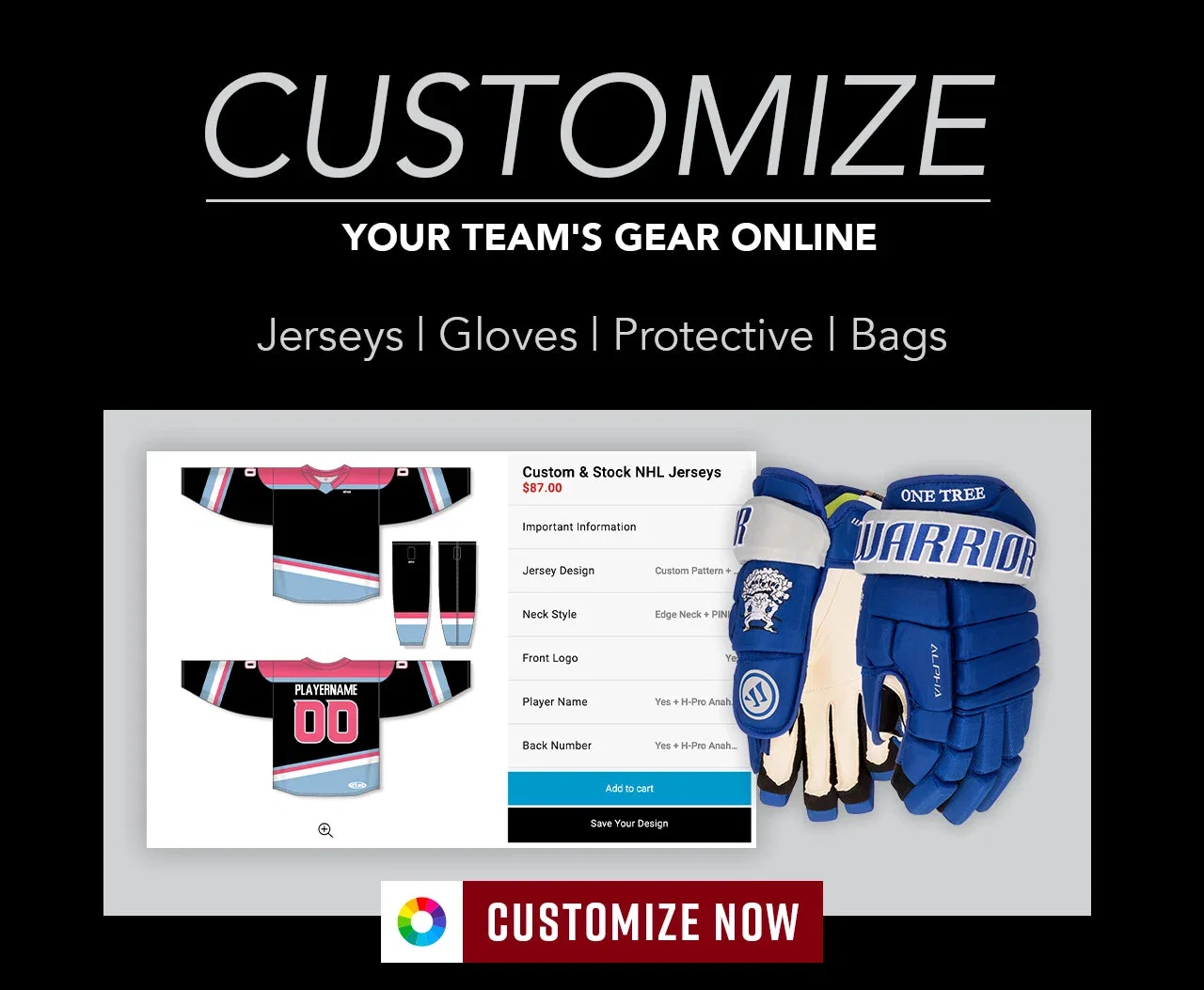 B4 - Customize Your Team Gear Online