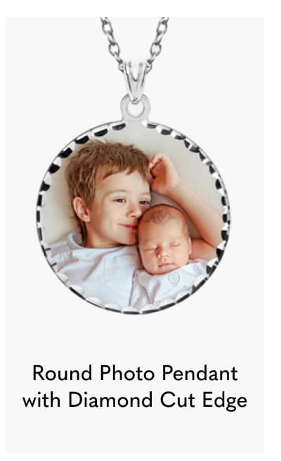 Round Photo Necklace
