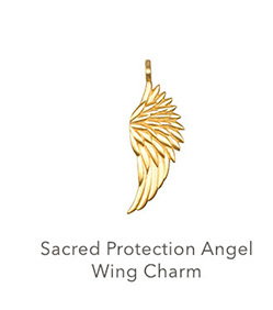 Sacred Protection Angel Wing Charm