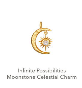 Infinite Possibilities Moonstone Celestial Charm