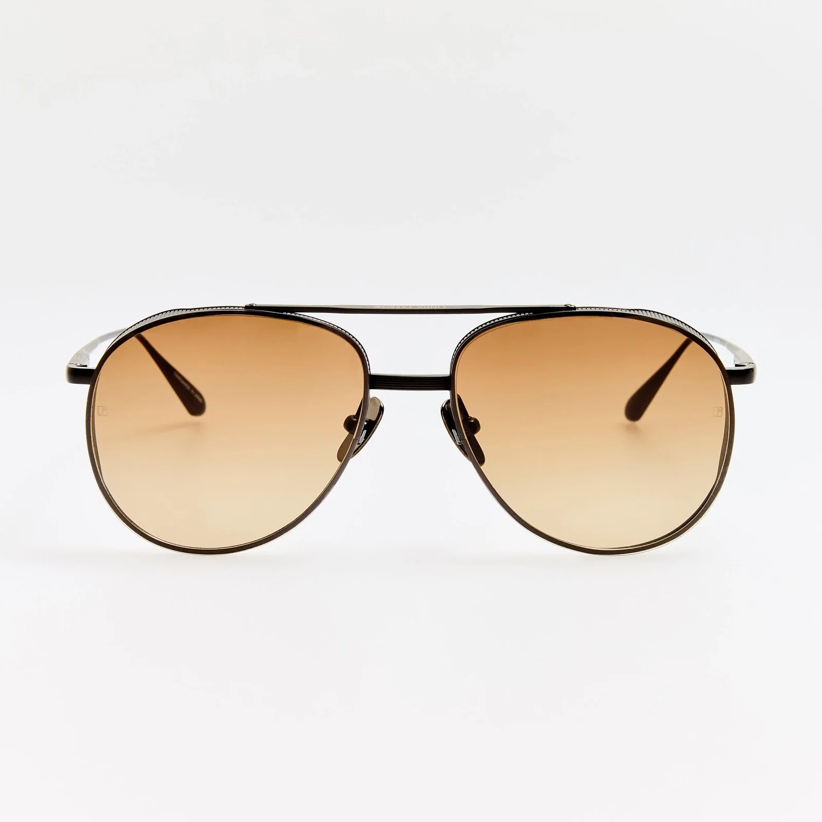 Image of Meret Sunglasses in Matt Nickel and Mocha