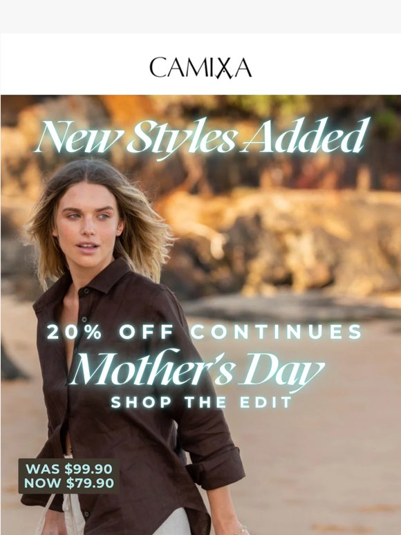 Mother's Day Sale Continues...