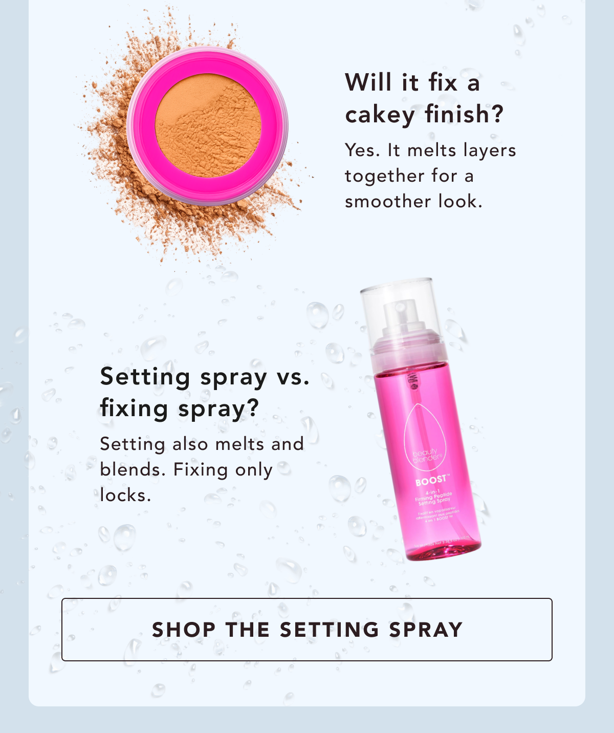 All about Setting Spray